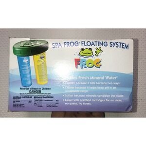 Spa Frog Floating System Mineral Water Sanitizer Shock‎ Cartridge NEW